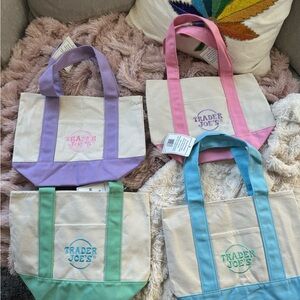 Trader Joe’s Mini Pastel Tote Bags